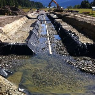 September 2013 Drainagearbeiten Gewerbezone Föglias