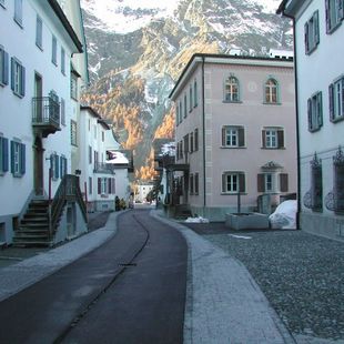 Dorfstrasse: Baustelle nach Fertigstellung 14.11.